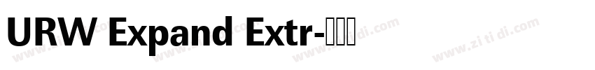 URW Expand Extr字体转换